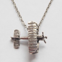 Airplane necklace