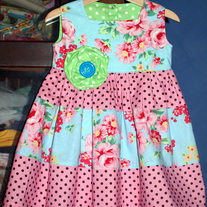 "It's My Party" Retro-Inspired Child Dress Size 2-3 