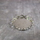 15mm Sterling Silver Ox Lace Edge Bezel Settings - Set of 12 - Thumbnail 1