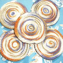 Set of 5 Autumnal Coasters