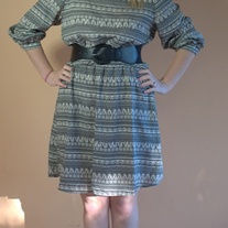 Azteca Dress - Size L.