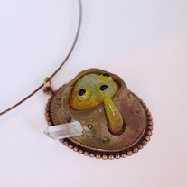 Confused Rockbeast Necklace *SOLD*