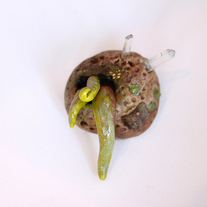 Tentacle Brooch 2