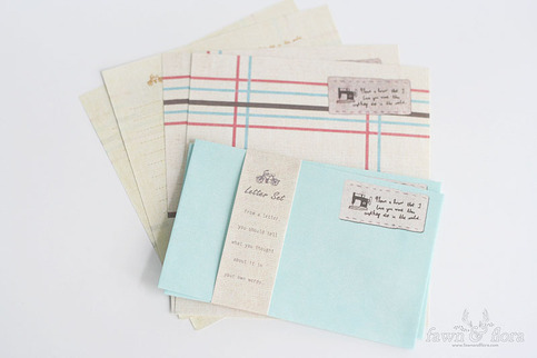 SALE - Craft Me A Note Letter Set