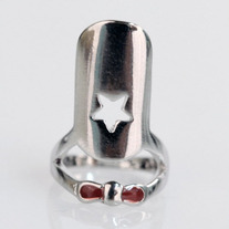 Silver Finger Bowknot Fingernail (ONE LEFT)