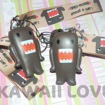 Domo Rubber Squishy with Wrist Lanyard