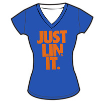 Ladies V - Just Lin It - Blue