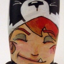3 1/2" Mimobot 2-Faced Panda Girl