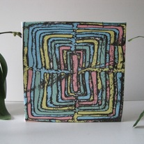 "Bubble Gum Delicious" 8x8 Stretched Canvas