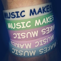 Cause Bracelet (MUSIC MAKES MUSIC) Glow In The Dark!