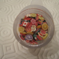 40 assorted cane slices