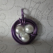 Purple and White