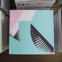 "Future Wing" 8x8 Stretched Canvas