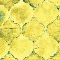 Fat Quarter-Tile Mosaic in Citron/DC3723