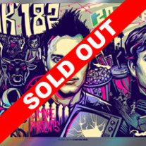 SOLD OUT - Blink 182 Anniversary Print by Munk One