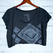 opened crop blk