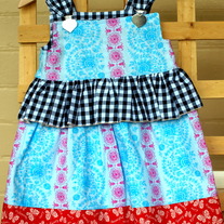 Retro-Inspired Child Dress "Goody-Goody Gumdrops - Pretty Girl" Size 2-3