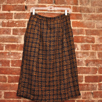 Vintage Tweed Pencil Skirt