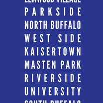 Buffalo Neighborhoods 11x14