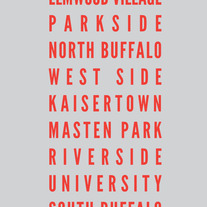 Buffalo Neighborhoods 11x14