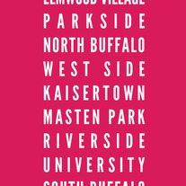 Buffalo Neighborhoods 11x14