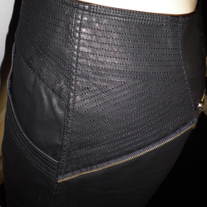 Biker Chic Mini Skirt (Plus Size)