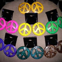 Coco Shell PEACE Earrings