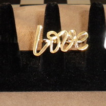 LOVE Double Finger Ring