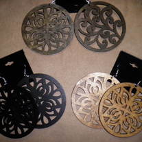 Wisdom Speaks Wood Earrings