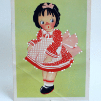 Vintage Lacing Cards - Raggedy Ann - Set of 3