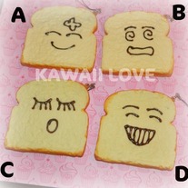 Kawaii Squishy Jumbo Toast