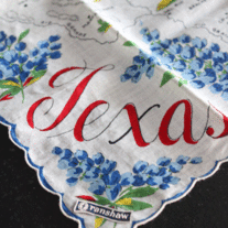 Franshaw Souvenir Hankie - Texas