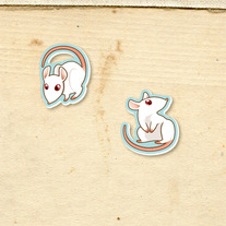 Lil' Mousey Friend Pins