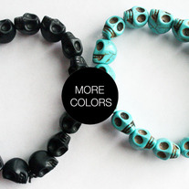 "Muertos" Small Beaded Bracelet