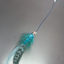 Star clip feather barrette
