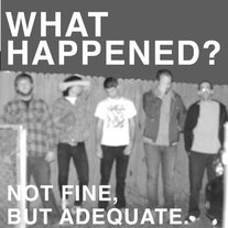 What Happened - Not Fine, But Adaquate 7"
