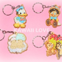 Disney & Sanrio Re-Ment Sugar Cookie Key Chain