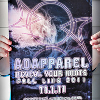 Fall Line Poster (Teal or Purple)
