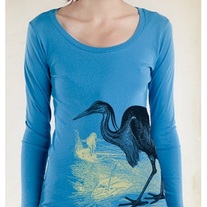Blue Heron L/S Scoop Neck Shirt