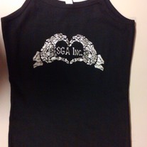 HEART HANDS (Black String T-Shirt) 