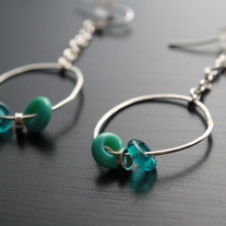 Mermaid earrings