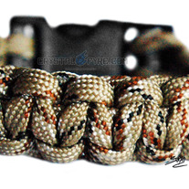 Desert Camo 550 Paracord Survival Bracelet -Dual Core
