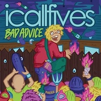 I Call Fives "Bad Advice" - ltd. 12" /150 [purple vinyl w/ pink silk screen]