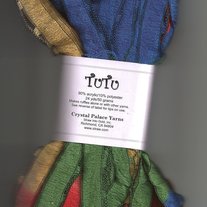 Prism Orange Purple Tutu Ruffle Ribbon Knitting Yarn