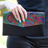 Envelope Clutch - Paisley
