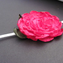 Silky flower headband