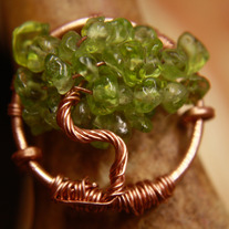 Wear a Tree on your Finger - Custom Color Ring