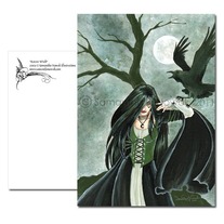 Raven Witch - 5"x7" Postcard