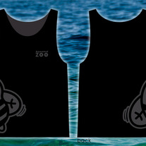 Haunted Zoo TANK grey on black