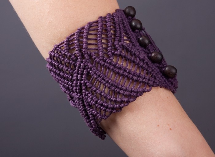 knitted bracelet